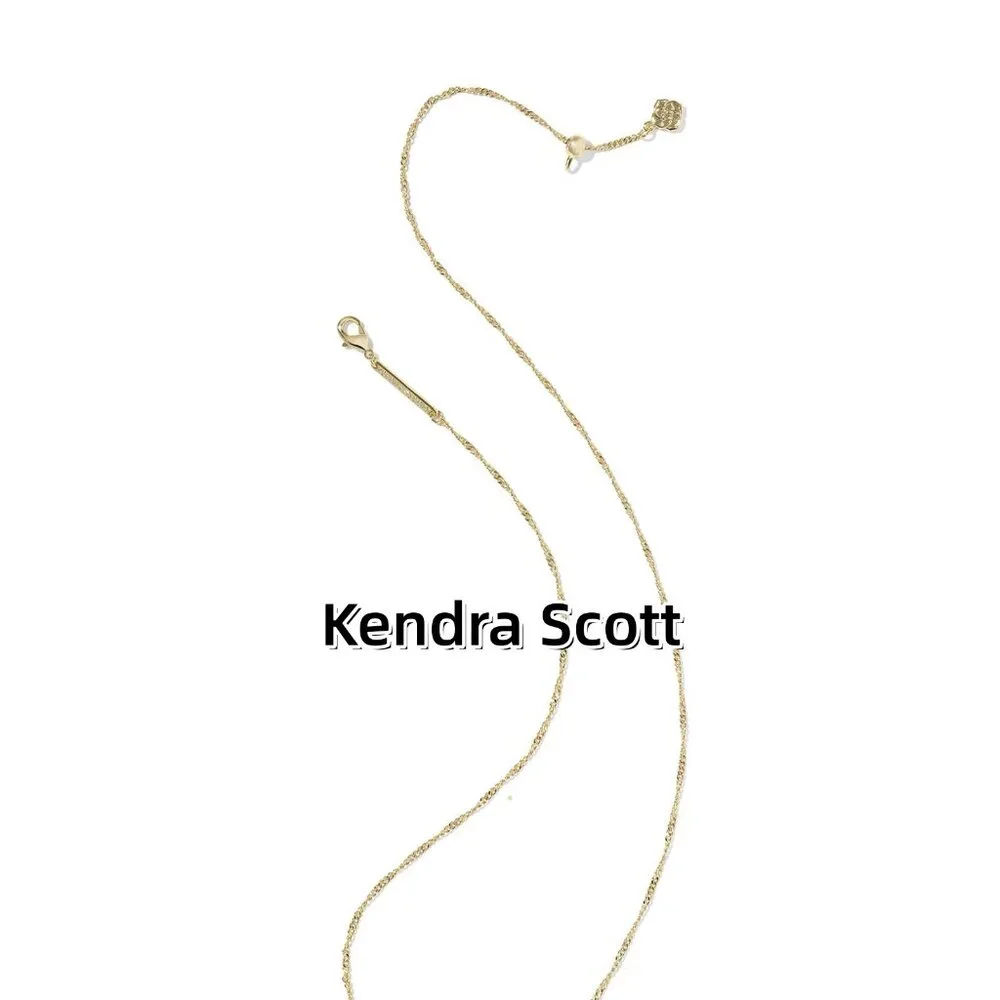 Haley Bow Gold Short Pendant Necklace - Picture 3 of 3